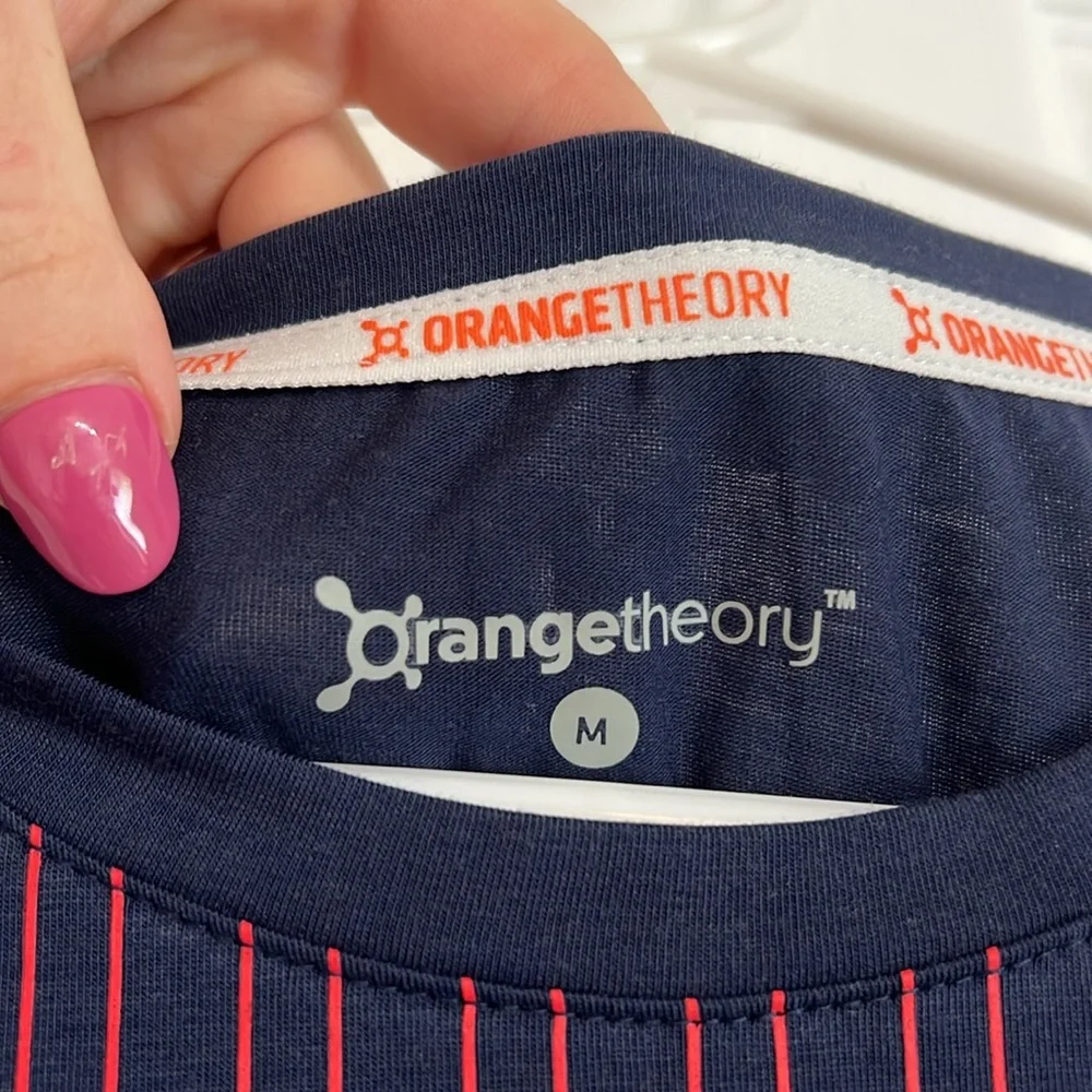 Orange Theory “ Splats & Stripes” Muscle Tank - Picture 3 of 6